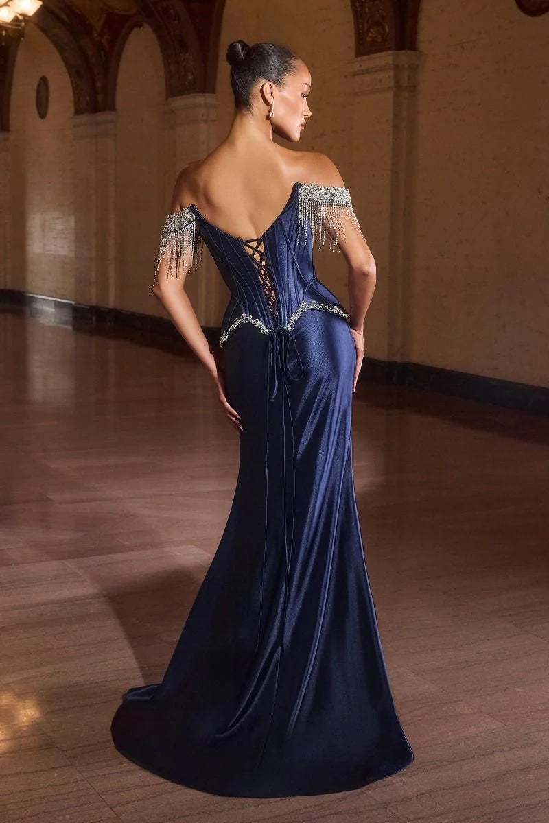 Cordelia Gown - Off Shoulder Corset Gown
