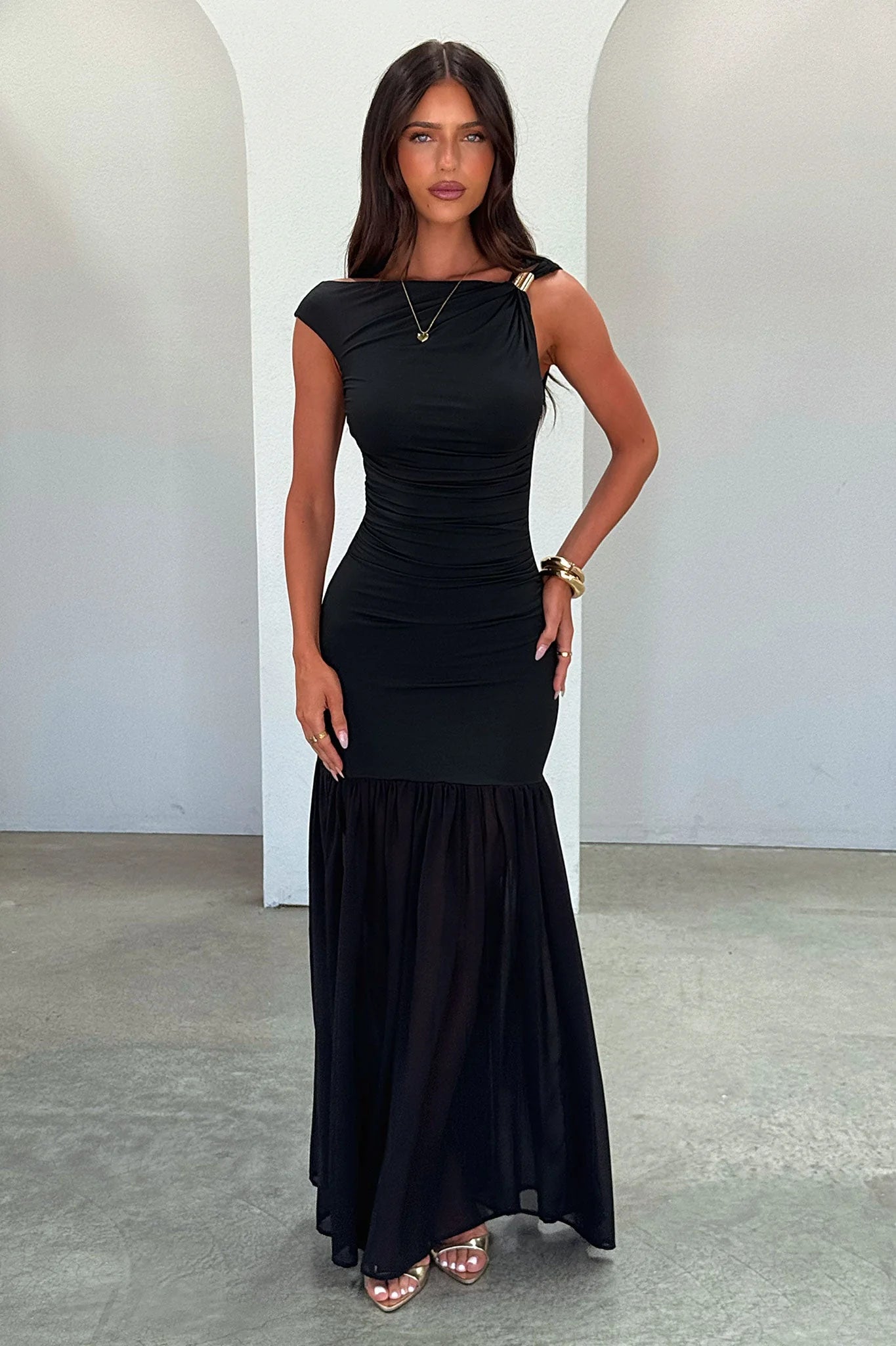 Kalister Maxi Dress - Black