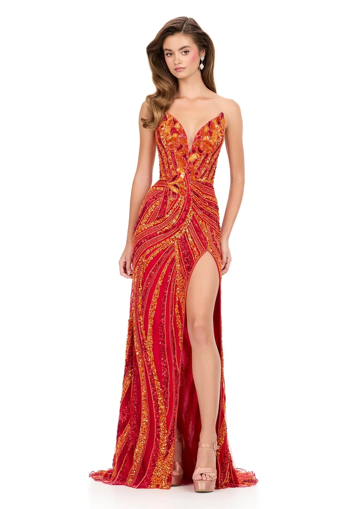 12230 - Orange/Red - ASHLEYlauren
