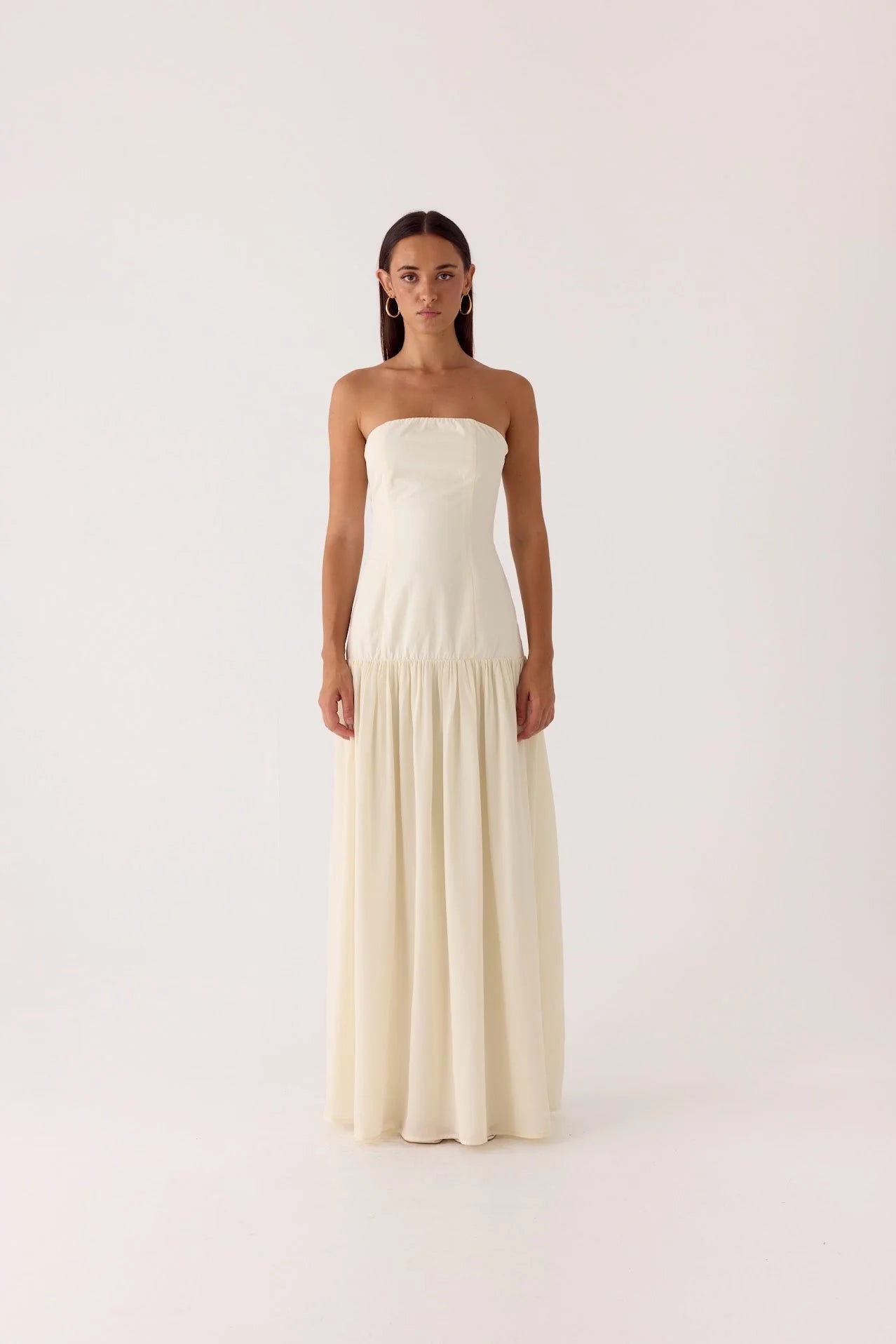 Slowing Tide Maxi Dress - Ivory