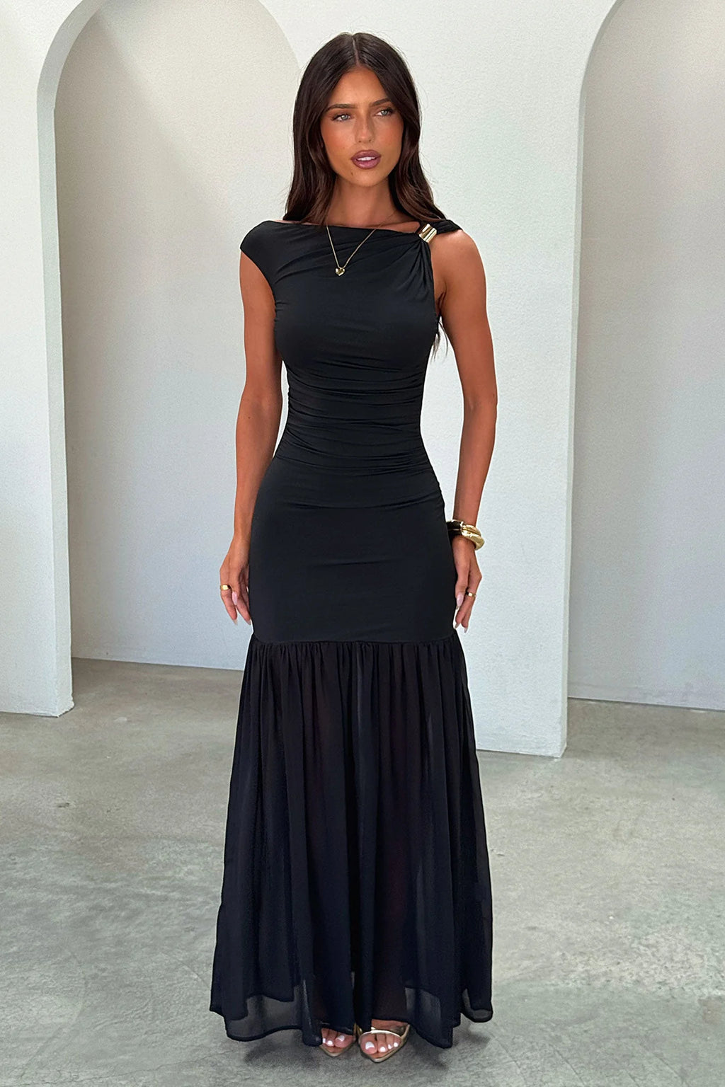 Kalister Maxi Dress - Black