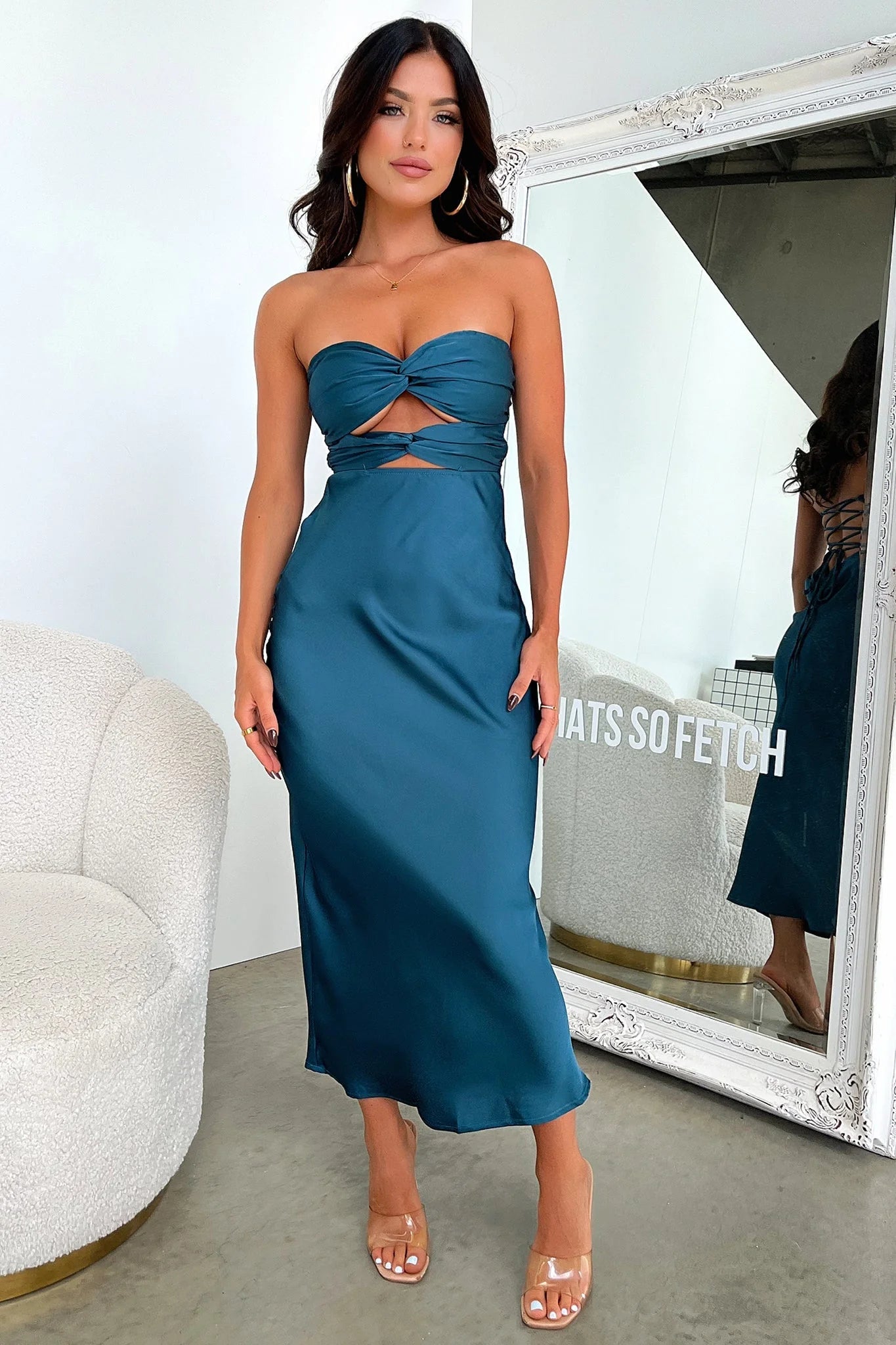 Solita Midi Dress - Emerald
