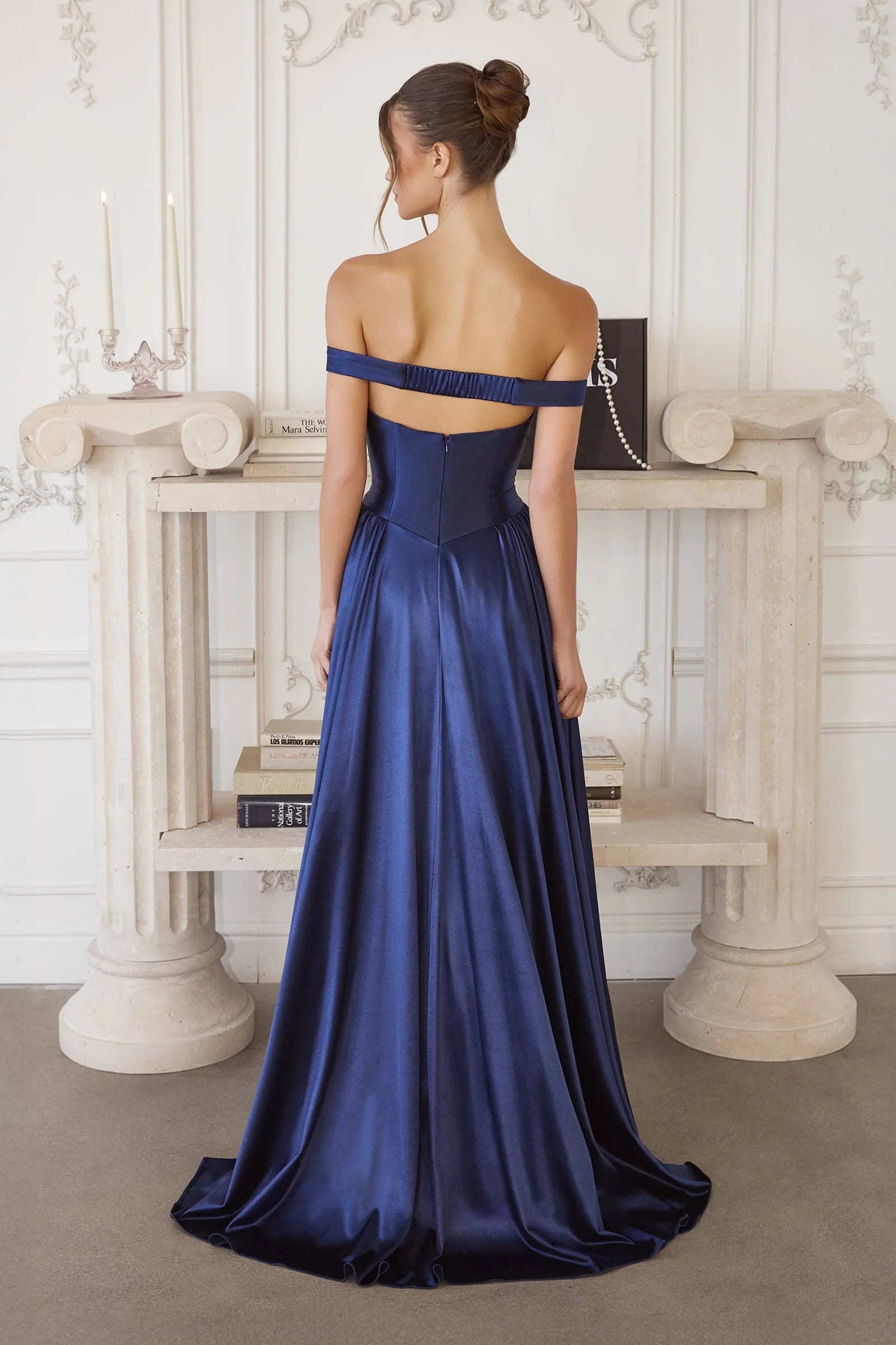 Trista Gown - Satin A-line Dress