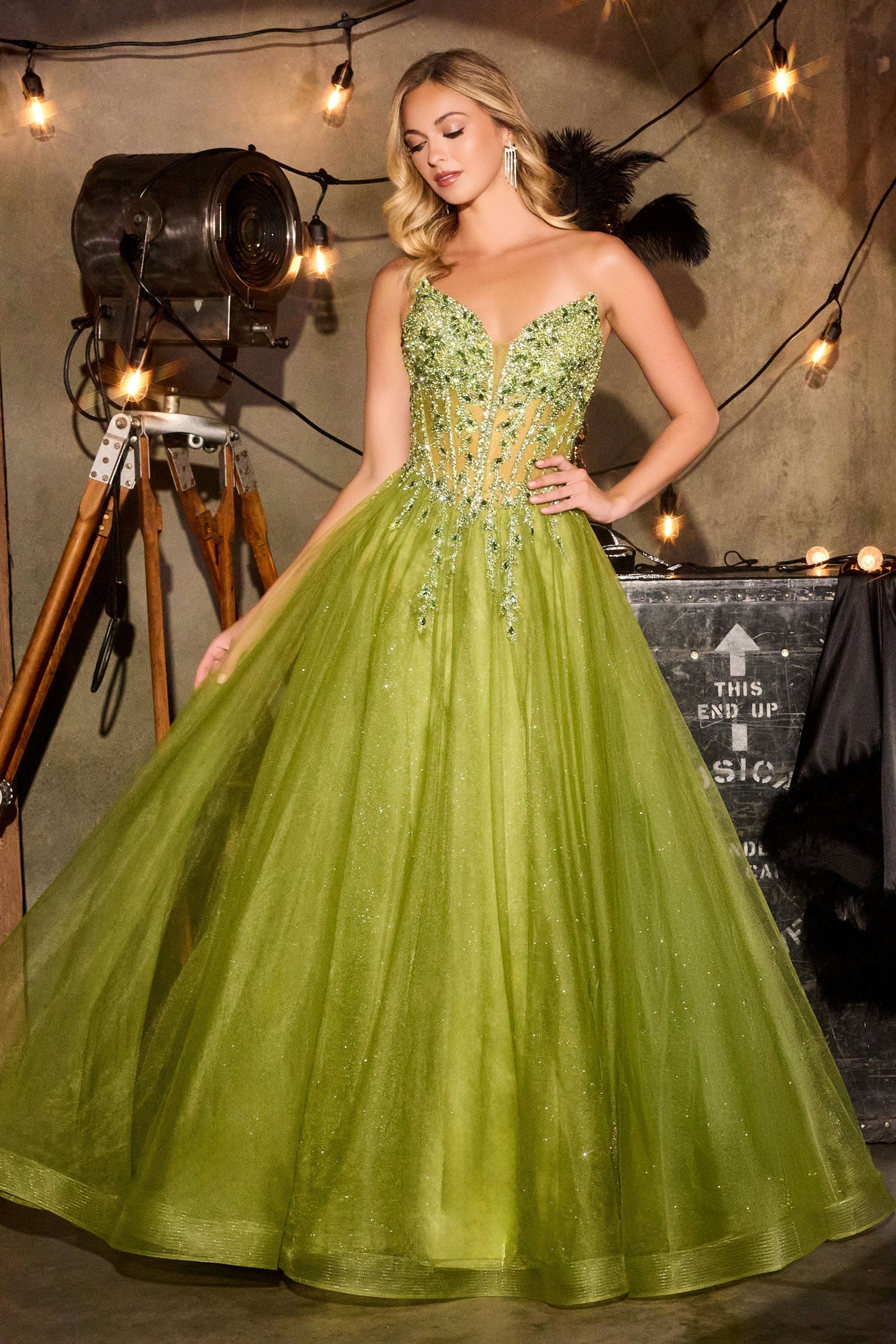 Jolia Gown - A-Line Corset Tulle Dress