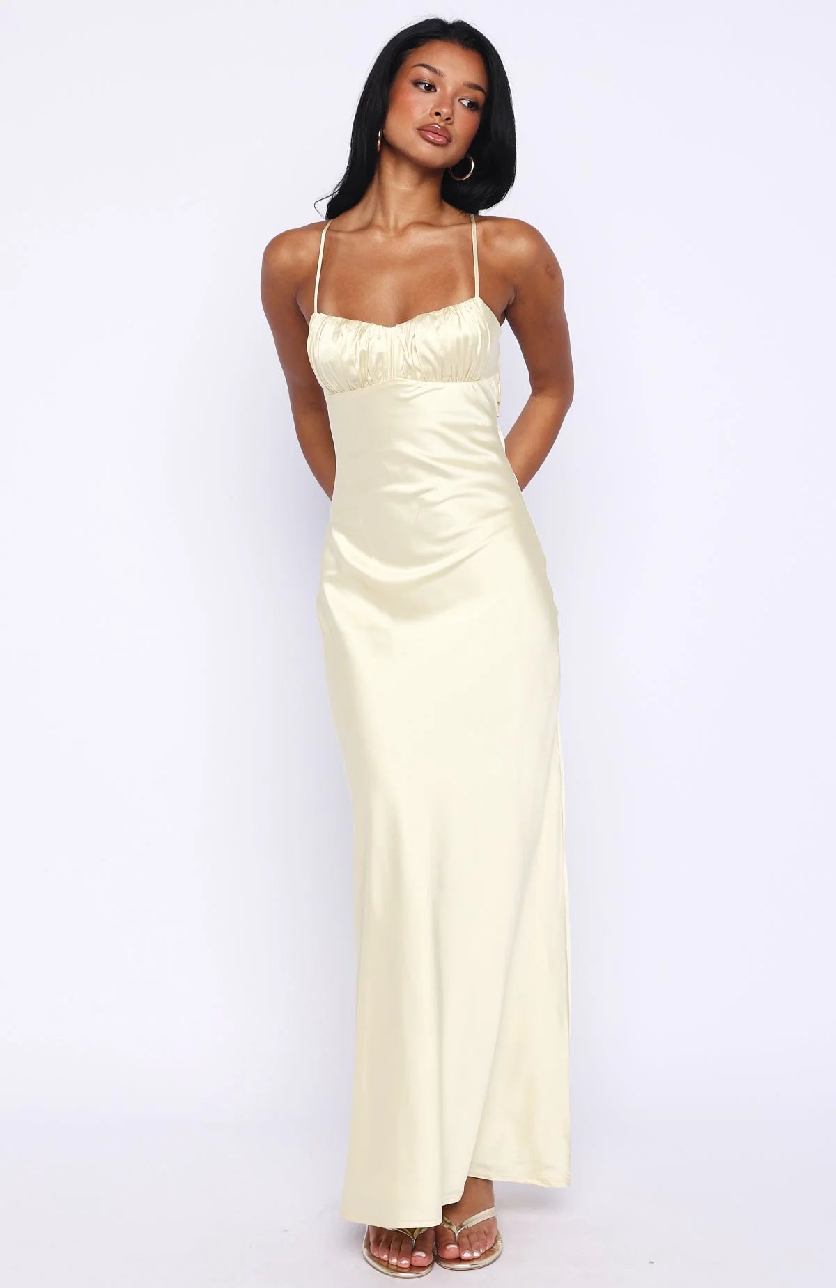 Change Locations Maxi Dress Lemon