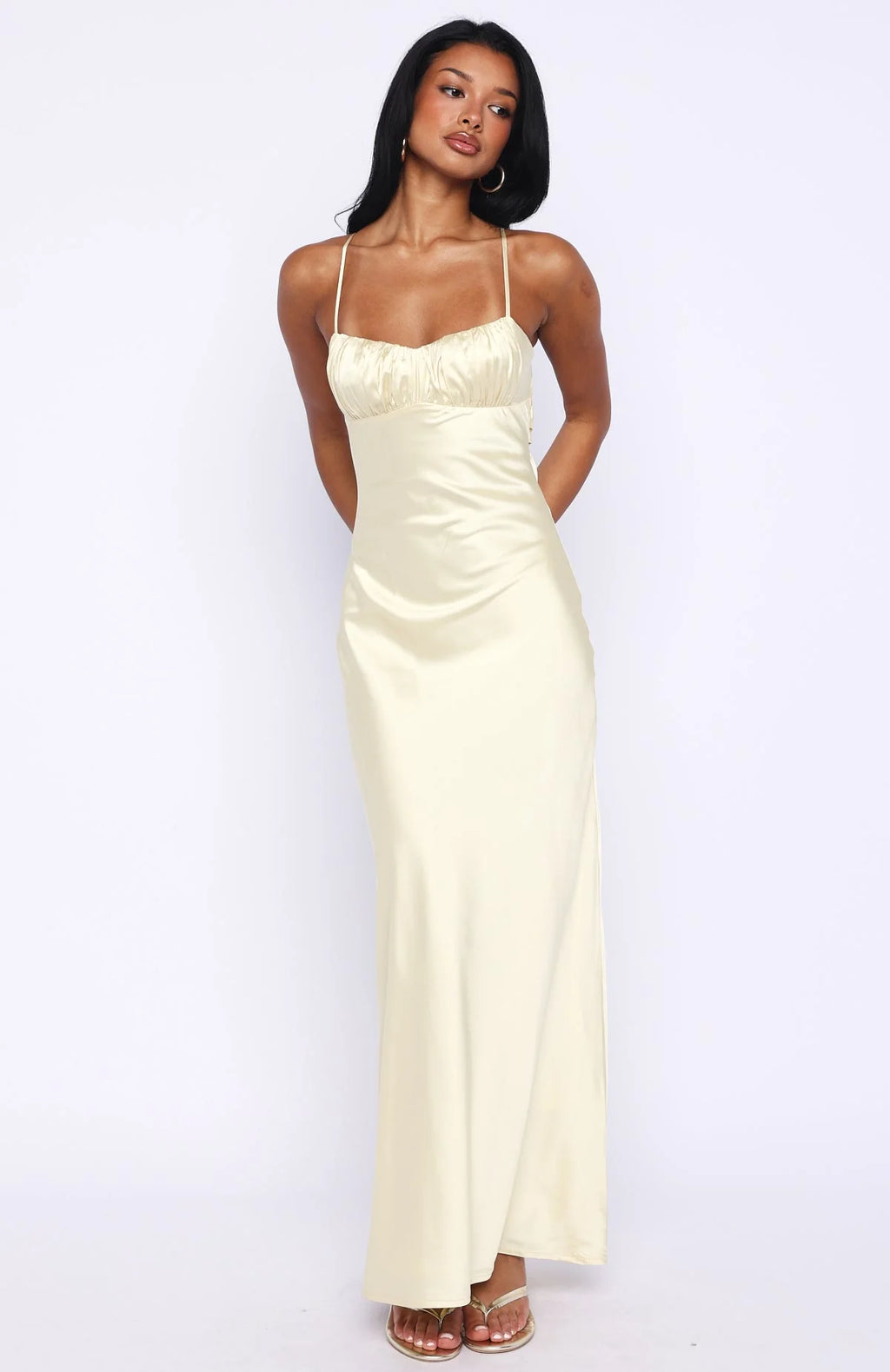 Change Locations Maxi Dress Lemon