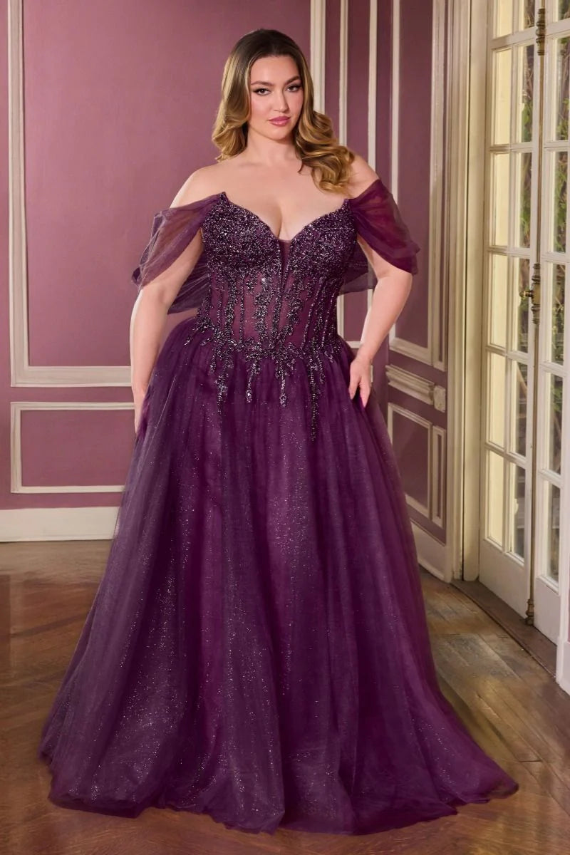 Jolia Gown - A-Line Corset Tulle Dress
