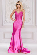 Novalee Gown - Hot Pink