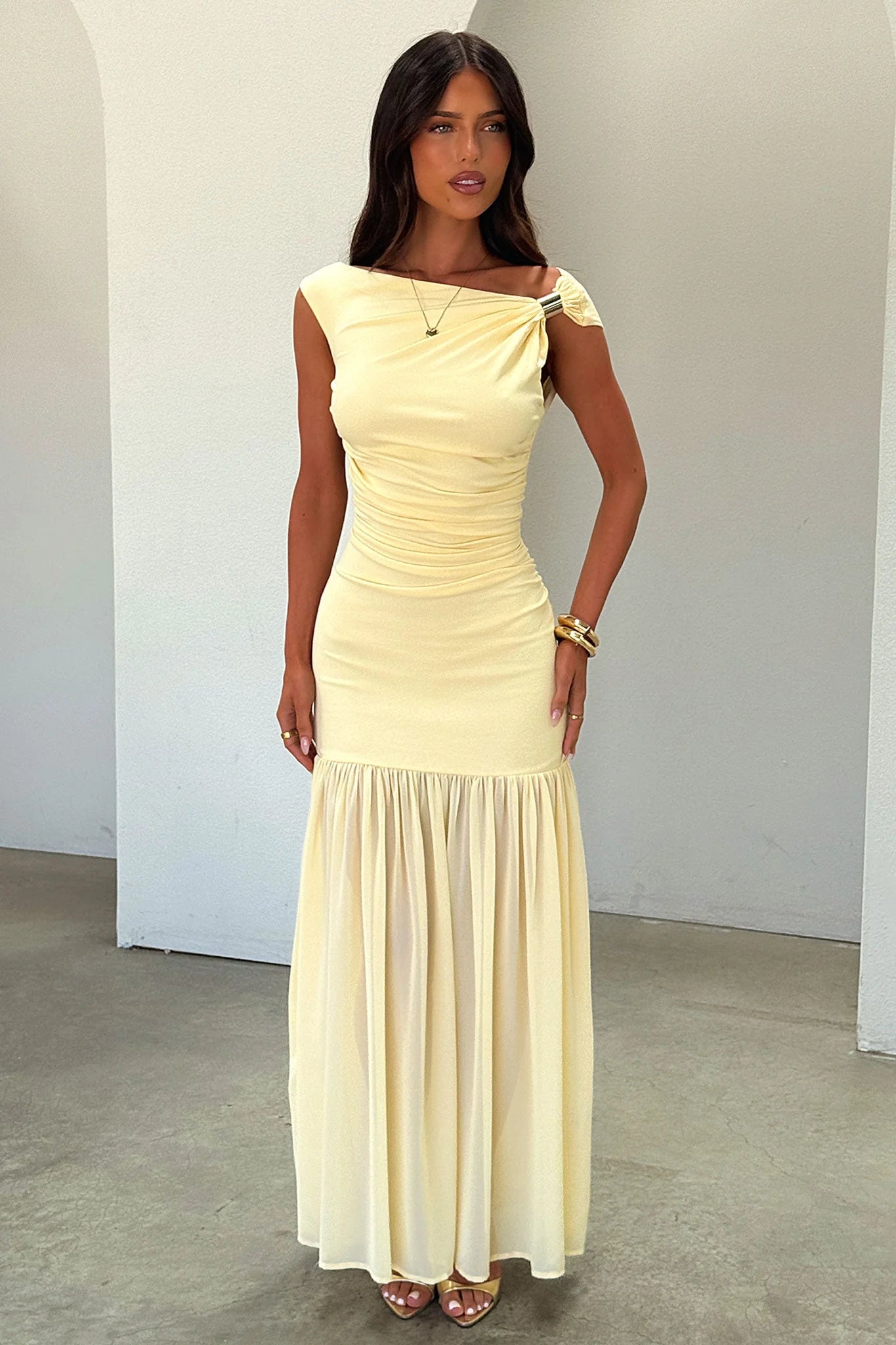 Kalister Maxi Dress - Yellow