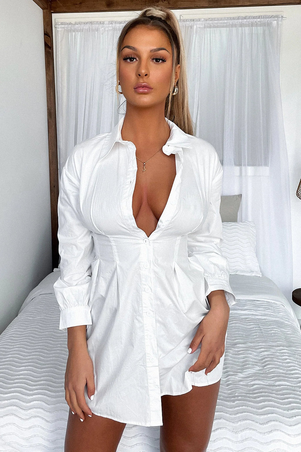 Markez T-Shirt Dress - White