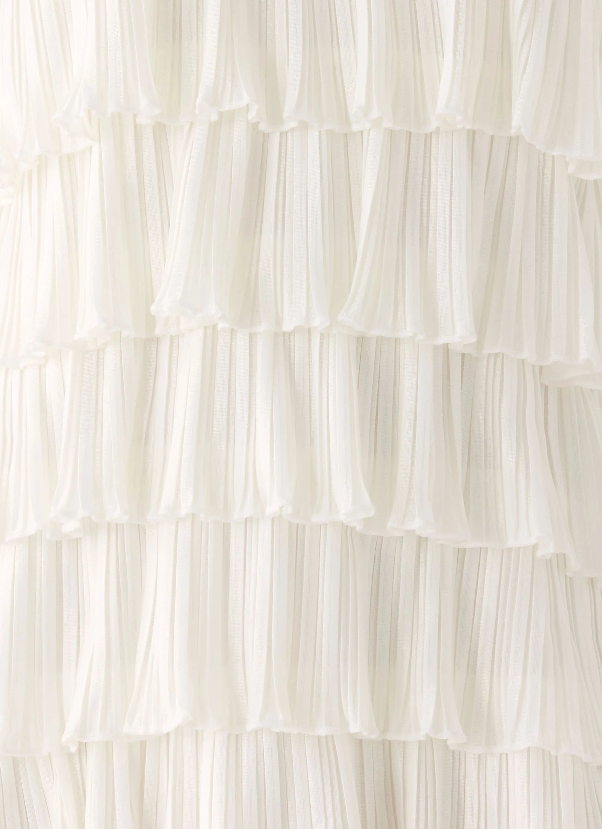 Lunar Bloom Mini Dress - Ivory