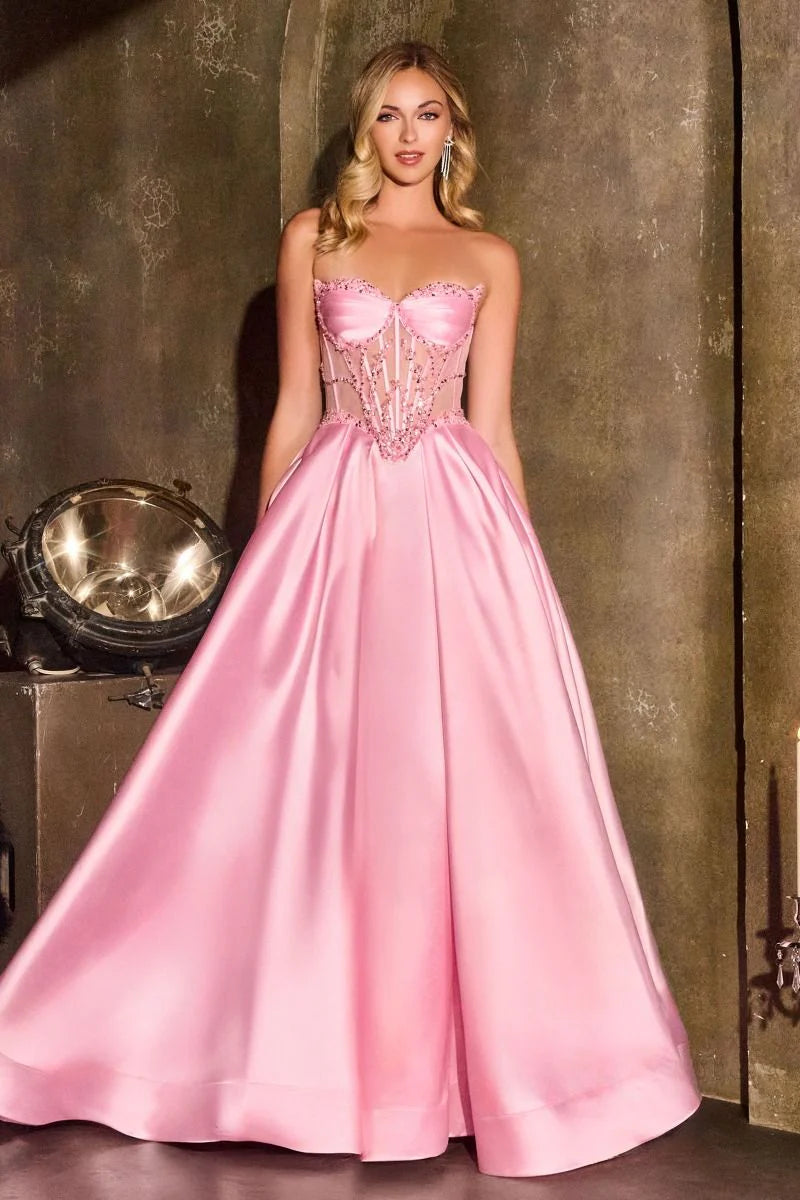Annika Gown - A-line Corset Dress With Pockets