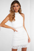 Rivers Mini Dress - White Lace