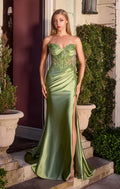 PETRA GOWN - STRAPLESS FITTED DRESS
