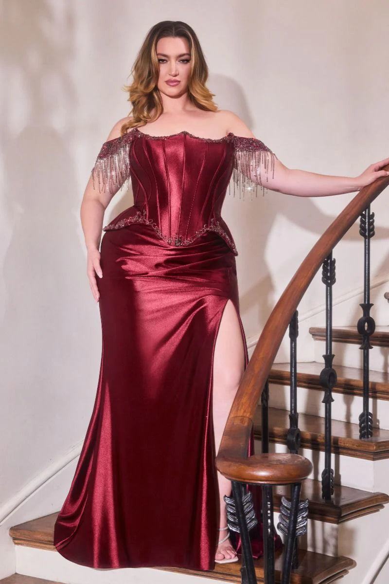 Cordelia Gown - Off Shoulder Corset Gown